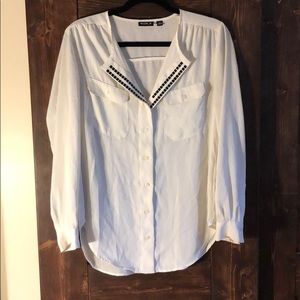 Allen B. by Allen Schwartz boyfriend button up